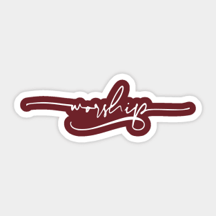 Worship by Lifeline Sticker